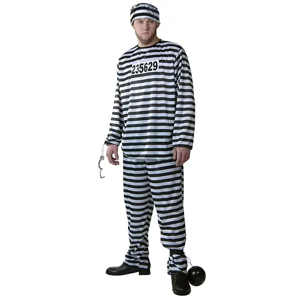 Mens Prisoner Costume Mens Prisoner Costume
