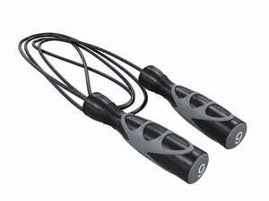 Power Systems Elite Vinyl Jump Rope with Radial Ball for Optimal Rotation - 9 Feet