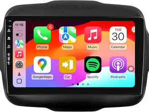 5G WiFi(6) Car Radio for Jeep Renegade 2015-2020, Android13/Wireless CarPlay/Android Auto/Touch Screen/GPS Navigation/Bluetooth/FM/HD Backup Camera (2+64)