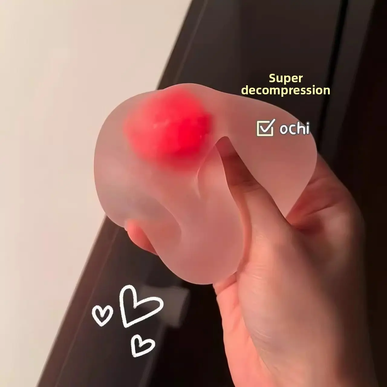 Strawberry and sweet potato kneading toy for relieving stress and releasing anger, slow rebound kneading toy for giving away stress relieving prank toys