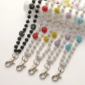 Colorful Bling Beaded Pants Chain, Hip Hop Streetwear Accessory, Trendy Rapper Style Chain for Jeans & Urban Outfits