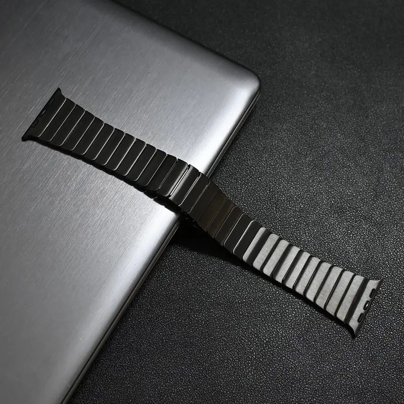 Stainless Steel Watch Band(Band Only), Smart Watch Replacement Band, Smart Watch Straps, Wearable Accessories Compatible with Apple Watch Ultra 2 49mm 10 46mm 9 8 7 5 4 SE 6
