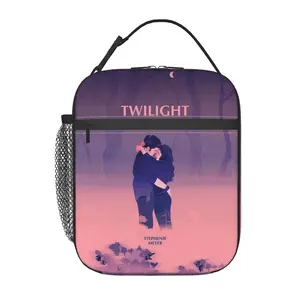 Portable Twilight Lunch Bag and Twilight saga Insulated Lunch Box, Twilight merch Insulated Tote Bag. Non-food Contact Design, Great for Picnic, Beach, Fishing, Work and Home Use