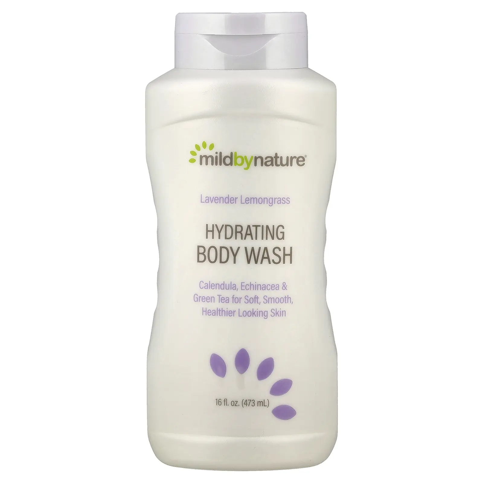 Mild By Nature Hydrating Body Wash, Lavender Lemongrass, 16 fl oz (473 ml)