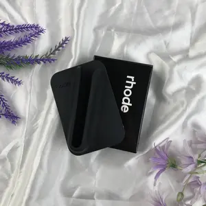 Rhode Hailey Silicone Magnetic Phone Case White With Box, Rhode Snap-On Lip Case Minimal Luxury Aesthetic Silicone Phone Cover Clean Girl Style
