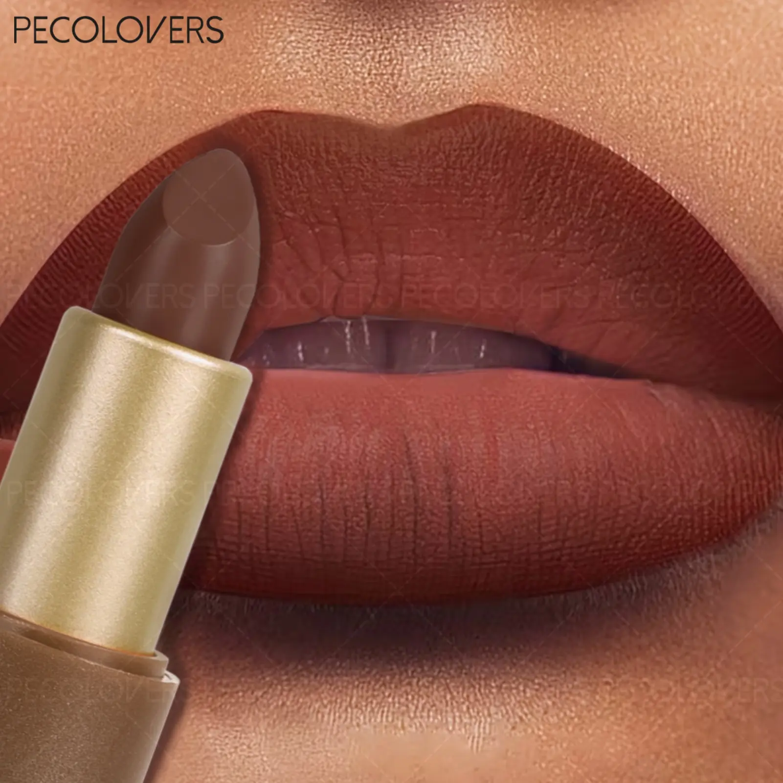 1 Pcs Velvet Matte Lipstick, Reddish Brown Deep Berry Brown, Non-sticky Texture, Waterproof Long-lasting, Lip Gloss Lip Liner, Daily Makeup, Lip Cosmetic, for All Skins, Fall Winter