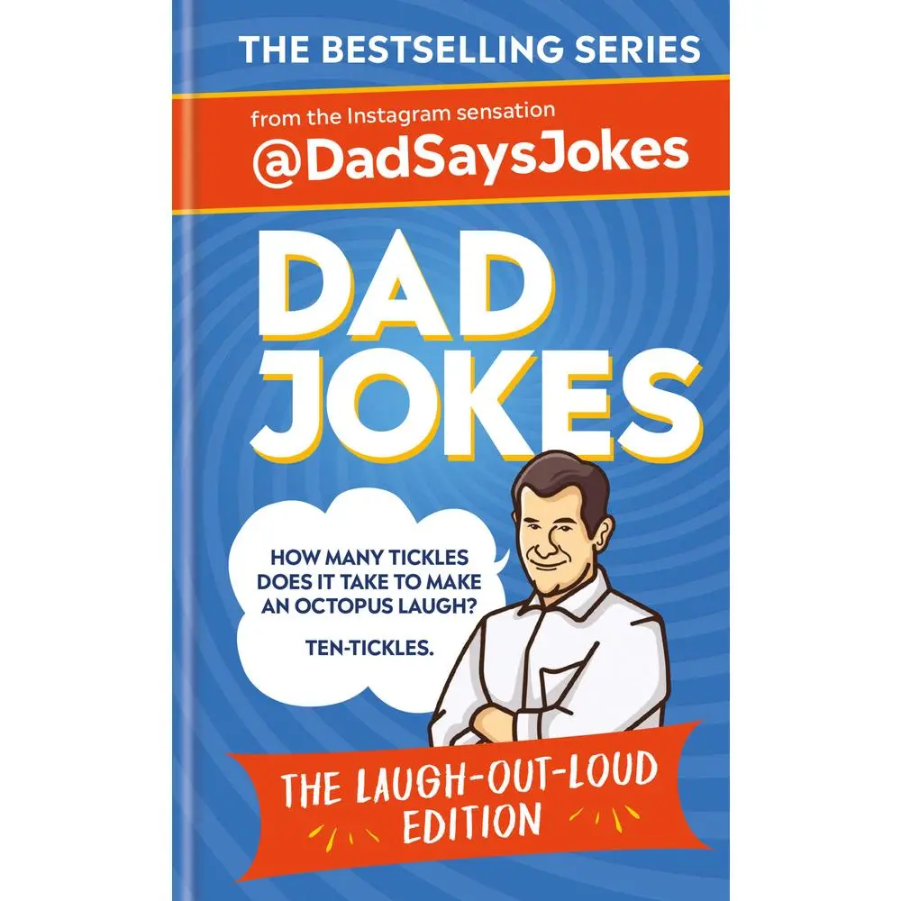 USED Book - Dad Jokes: The Laugh-Out-Loud Edition: From the Instagram Sensation @Dadsaysjokes by @dadsaysjokes (Hardcover) - english