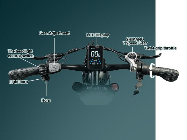 HiKeep K6-G Electric Bike for Adults - 16/20 Inch Fat Tire Ebike, 750W/Peak 1500W Motor Ebike, 48V15.6AH Detachable Battery, 4 Riding Modes Electric Dirt Bike HiKeep K6-G Electric Bike for Adults - 16/20 Inch Fat Tire Ebike, 750W/Peak 1500W Motor Ebike, 48V15.6AH Detachable Battery, 4 Riding Modes Electric Dirt Bike