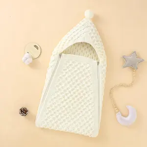 Baby Sleeping Bag, Double Zipper Design Baby Sleeping Bag, Newborn Wearable Blanket, Infant Comforter, Baby Bedding, Travel Essentials for Infant
