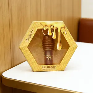 Favorreauty Lip Honey Gloss - Hydrating, Antioxidant Lip Care with Honey Aroma & Chubby Applicator, Long-Lasting Shine for Dry Lips