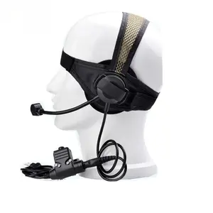 Airsoft Adjust Headband Headset with U94 PTT Kenwood Plug Softair Tactical Hunting Shooting Military Headphone