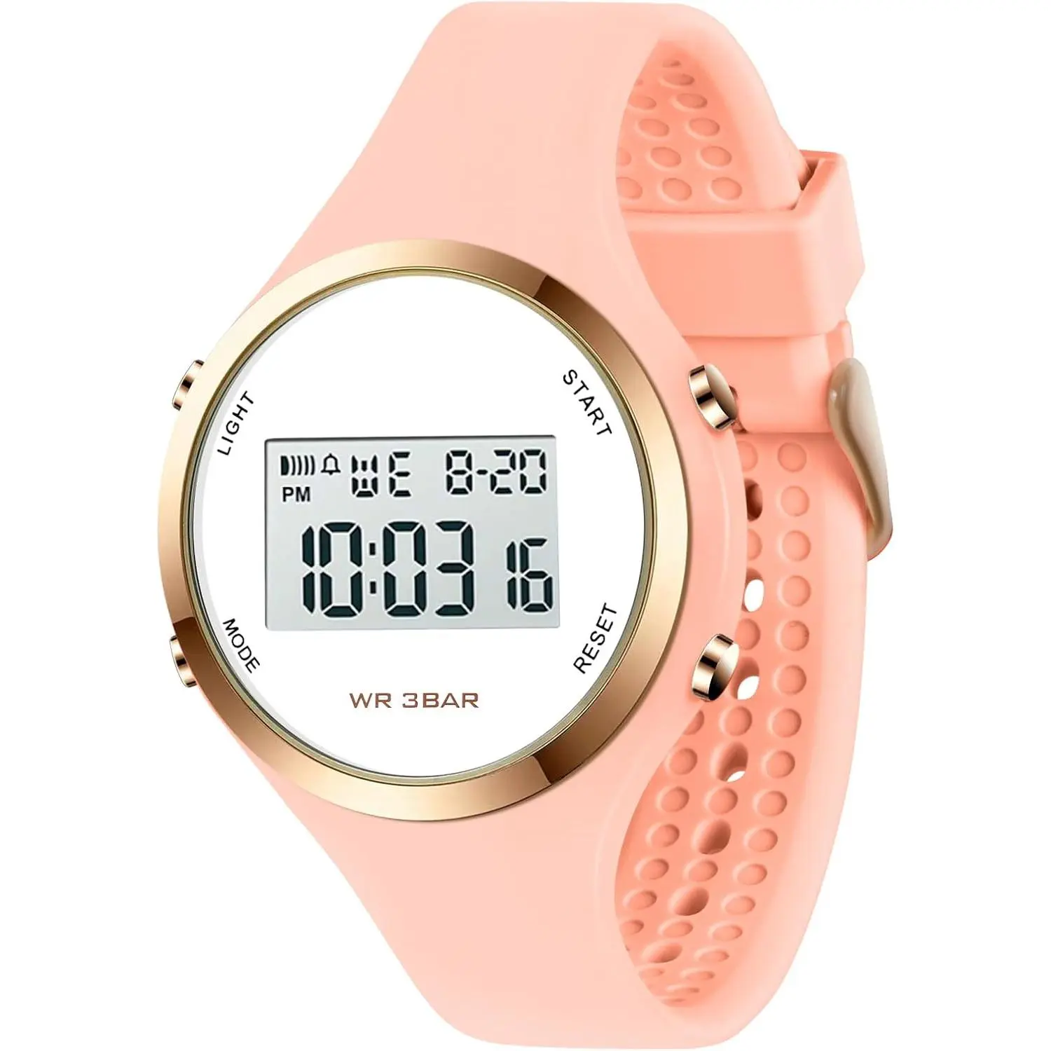 Women LED Display Elecreonic Watch Fashion Chrono  Digital Clock Woman Outdoor  Wirstwatch
