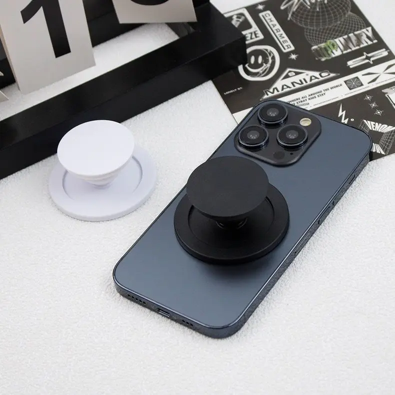 Magnetic Pop Socket for Smartphones -  Magnetic Connector for Easy Installation