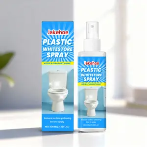 Jakehoe Plastic Cleaning Spray, Multi-scenario Renovation & Maintenance Agent Suitable for Air Conditioners, Refrigerators and Toilets