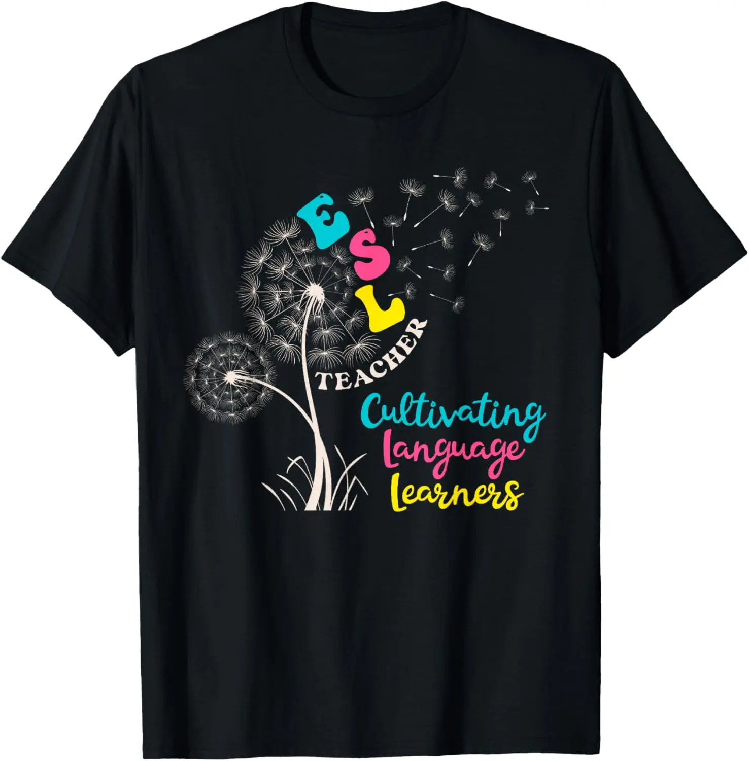 Cute ESL Teacher English as a Second Language Teachers Retro T-Shirt