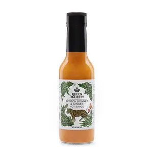 Queen Majesty Scotch Bonnet & Ginger Hot Sauce 5oz • HOT ONES Season 4