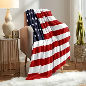 Red White Black Five-Star Blanket