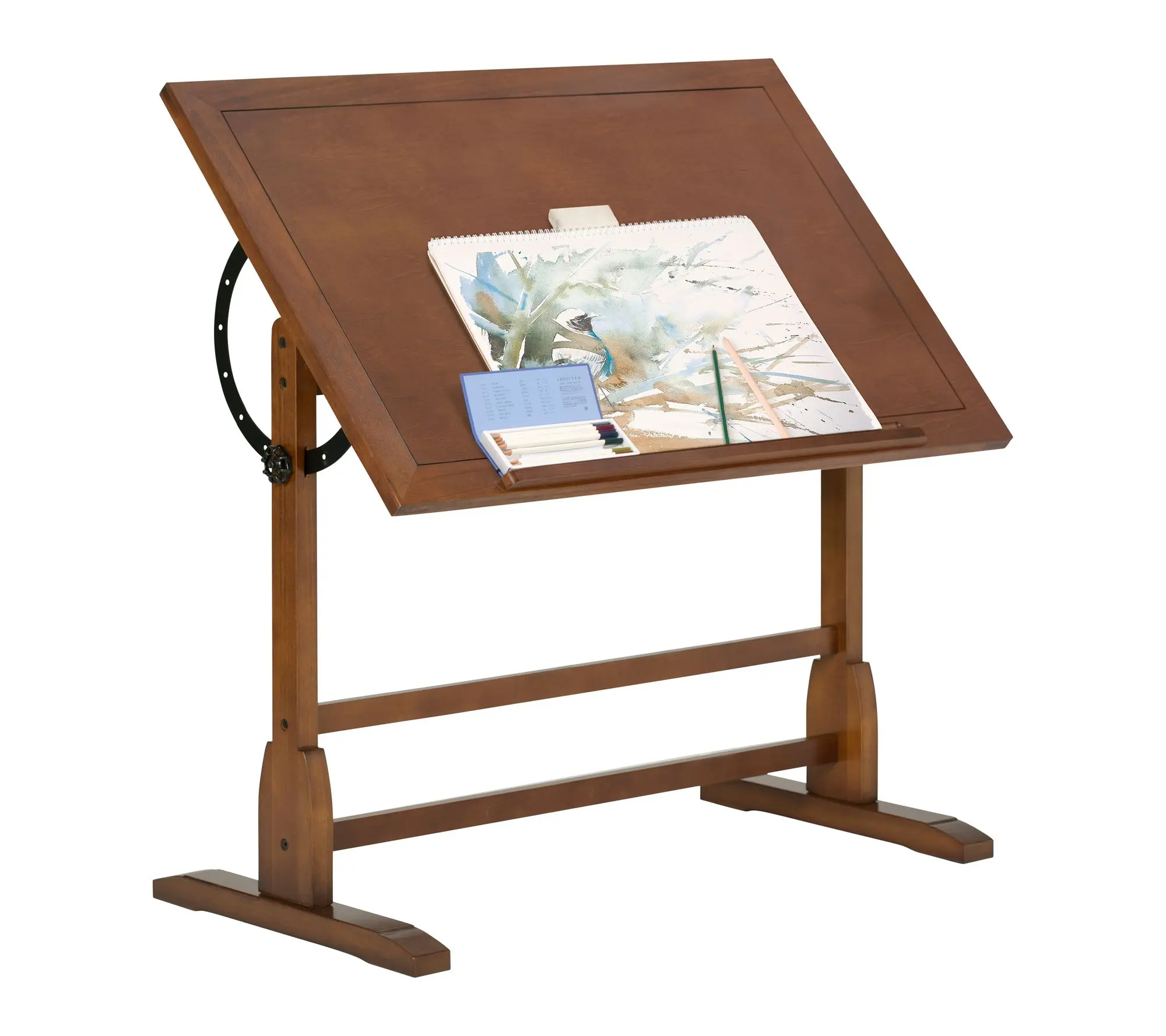 Studio Designs Vint.Solid Wood Drawing Table w/Adjust Top 42" Studio Designs Vint.Solid Wood Drawing Table w/Adjust Top 42"
