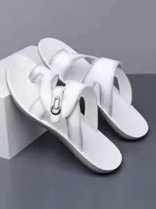 Men's Fashionable Sports Slippers, Beach Shoes, Outdoor Sandals, Trending Sandals, Double Strap Slides, Hiking Shoes, Trendy Shoe Design, Comfortable and Stylish