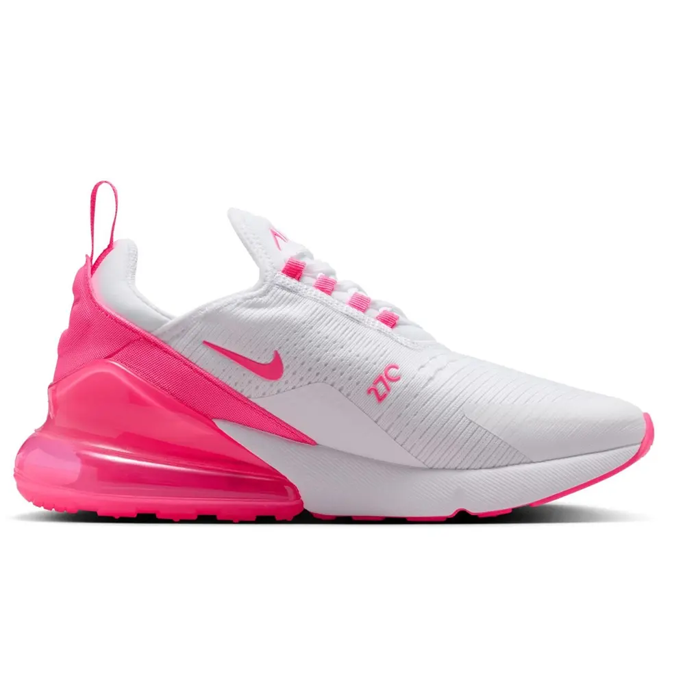 Women's Nike Air Max 270 White/Hyper Pink-White (HJ3222 107)