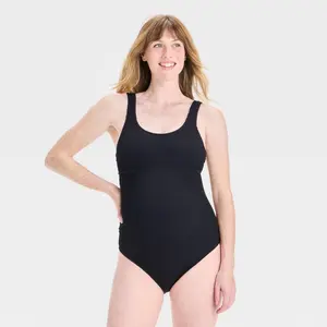 Crinkle Maternity Swimsuit - Isabel Maternity by Ingrid & Isabel