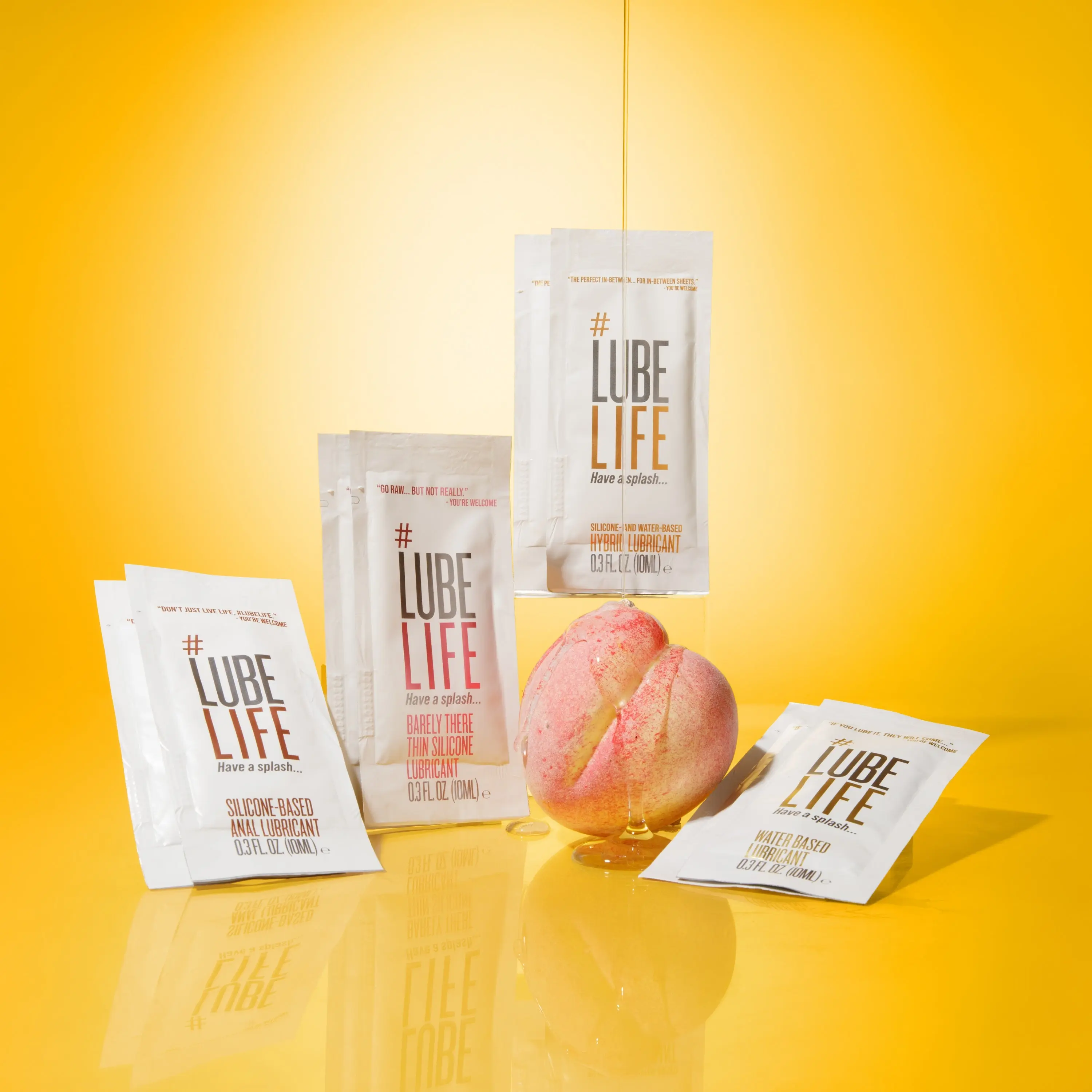 LubeLife - Adventurer’s Assortment Personal Lubricant Variety Pack — 8 Travel Packets