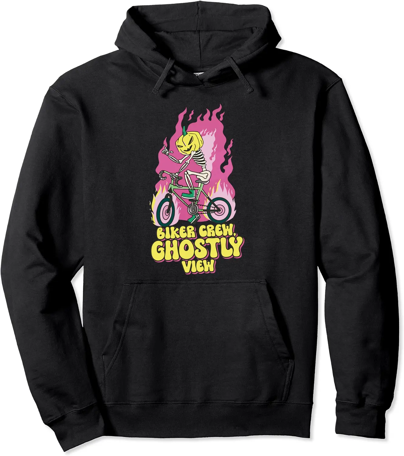 Biker Halloween Scary Biker Crew Adventure Pullover Hoodie - Emmacole Shop 75B0CLFDHF5B