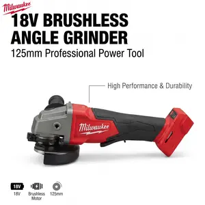 Milwaukee Brushless Angle Grinder, 4-Speed for Precise Grind outdoorfun tools