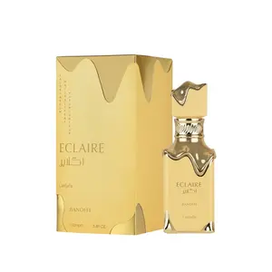 Lattafa | Eclaire | Banoffi | Eau De Parfum | Unisex Fragrance | 100 ML - 3.4 fl oz | Banana Cream - Dulce de leche & Vanilla Notes