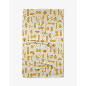 Microfiber Cleaning Towels - Geoweave™ Geometry Print, Absorbent Quick-Dry Kitchen Towels with Just Add Sauce Design for Home Use