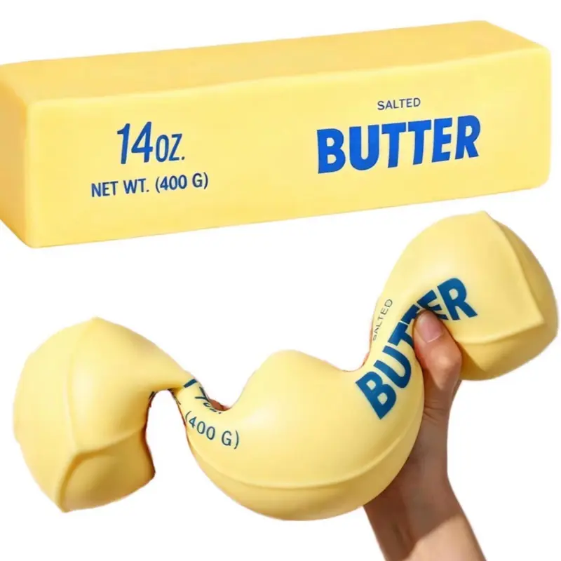 14 oz Giant PU Foam Butter Squishy Toy