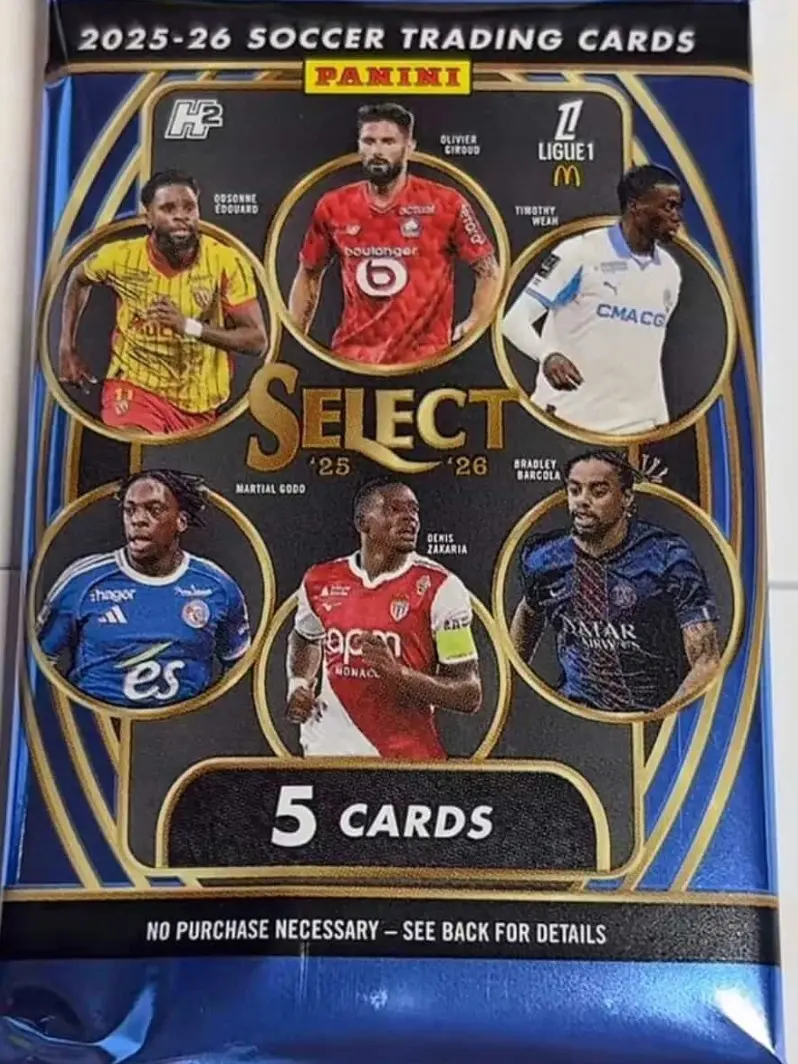 2 (TWO PACKS) 2025-26 Panini Select Ligue 1 hobby