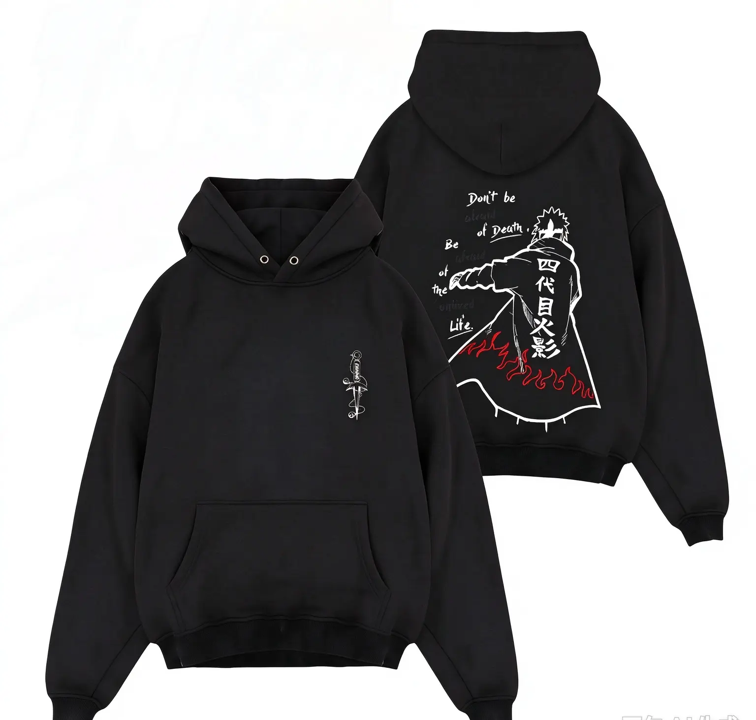 men's Minato Namikaze "Fourth Hokage" Father Naruto Anime Printed Hoodie/long sleeve. Designed for anime fans Fabric streetwear lover graphic tee These streetwear-inspired . fall clothing men.Men's Unisex Trendy Hoodies, Casual Ootd Streetwear Clothing,