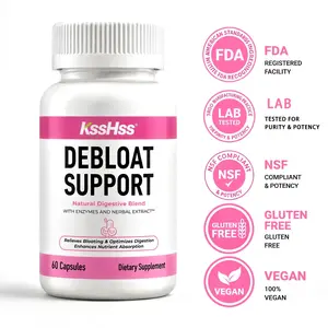 Debloat Supplement for Women – Digestive Enzymes for Bloating Relief, Gas & Water Retention Support, Gut Health with Ginger, Turmeric & Bromelain