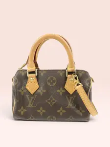 Pre-owned Louis Vuitton Canvas Mini Bags Monogram Mini Speedy w/ Strap 2000