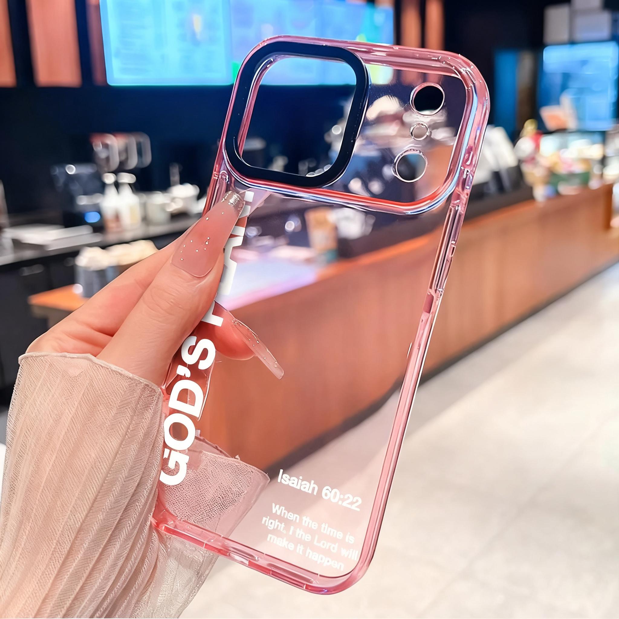 Christian Bible Verse God's Plan Faith Clear Shockproof TPU Case for iPhone 11-17 Pro Max, Protective Mobile Phone Cover for ip17promax stylish protection accessory