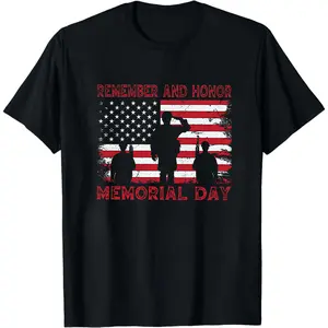 Memorial Day American Flag T-Shirt: Remember & Honor