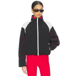 LIONESS Shoreline Windbreaker in Noir Multi