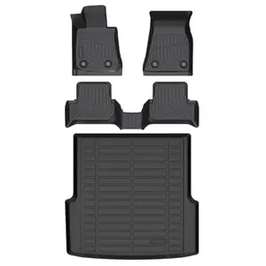 DEPITUU For BMW i4 2022-2025 Floor Mats & Cargo Liner Set,All Weather Protection,Waterproof Anti-slip Durable Floor Mats Car Accessories Autos Protector Automotive,auto accessories,car essentials,rush new kit,bedazzled pads Full Set Waterproof