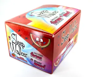 Evol Nutrition Sleep Walker Shot Sour Watermelon Flavor for Focus Mood & Energy 2 fl oz 60 ml Dietary Supplement 12-Pack Carton