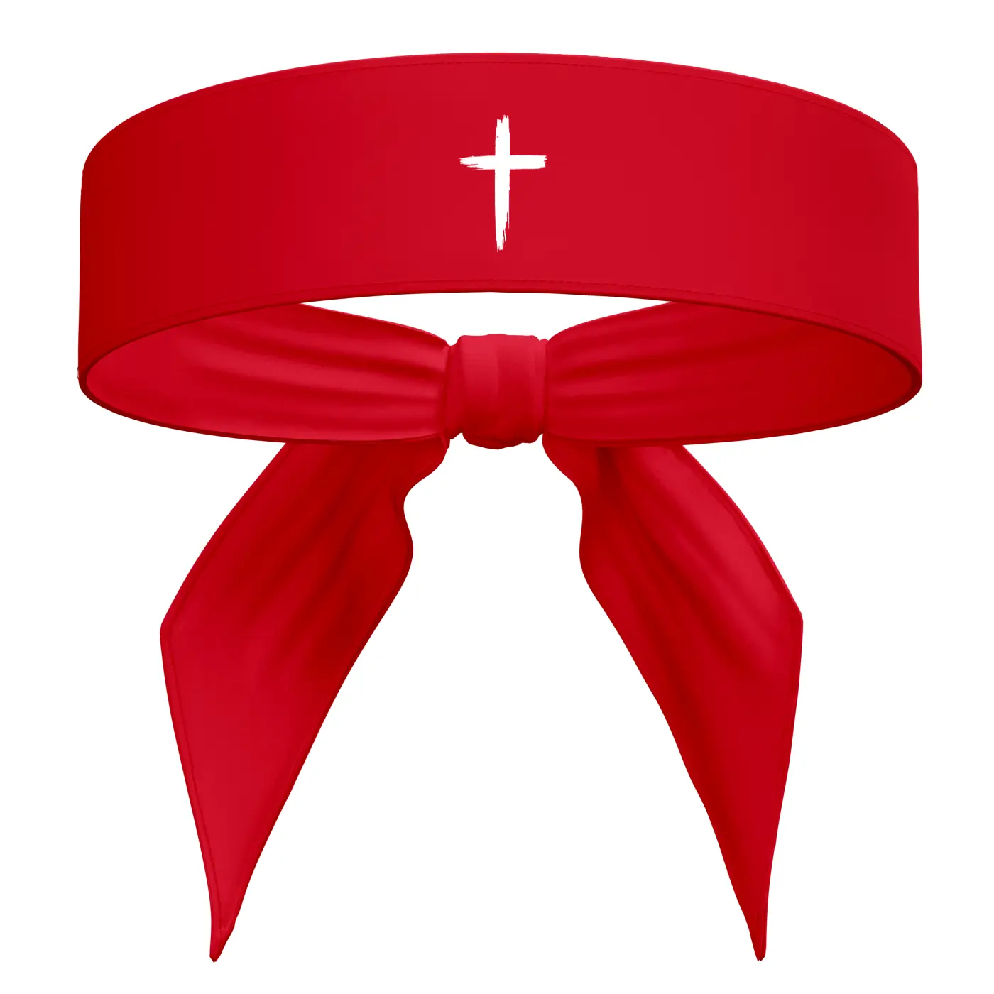 Red Headband / White Cross