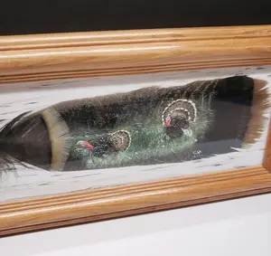 Feather Art Prints - TURKEYS, by Chuck Hoffman