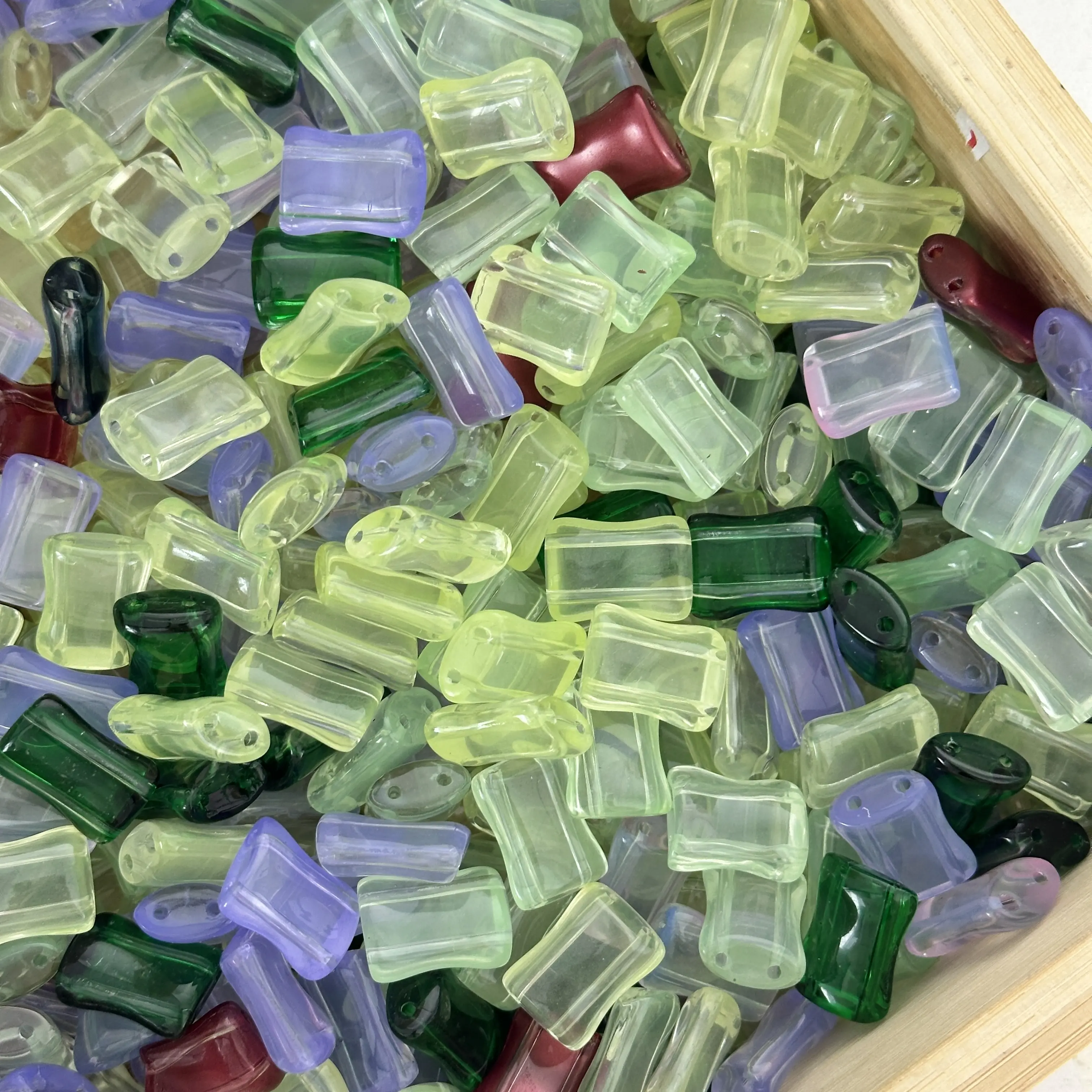 [M12]Mix Bamboo Glass Bead 50ml