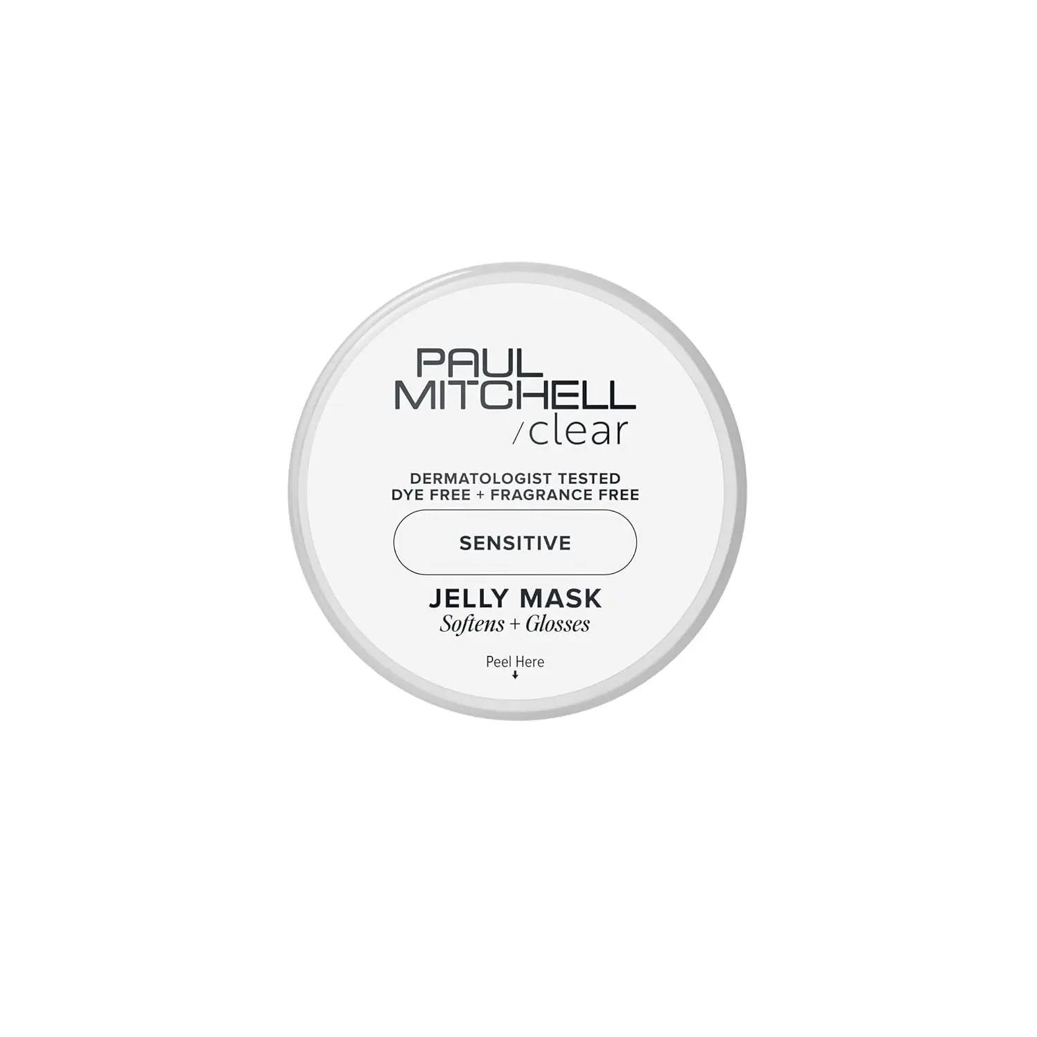 Paul Mitchell Clear Jelly Hair Mask - Fragrance-Free Haircare Treatment, Lightweight Glaze Conditioner for Sensitive Scalp and Skin, Smooths Hair