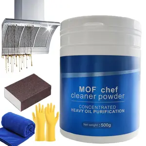 M.O.F-CHEF Kitchen Cleaner – 500g All-Purpose Cleaning Powder for Stubborn Grease & Stains, Multi-Surface Use  Stainless household items