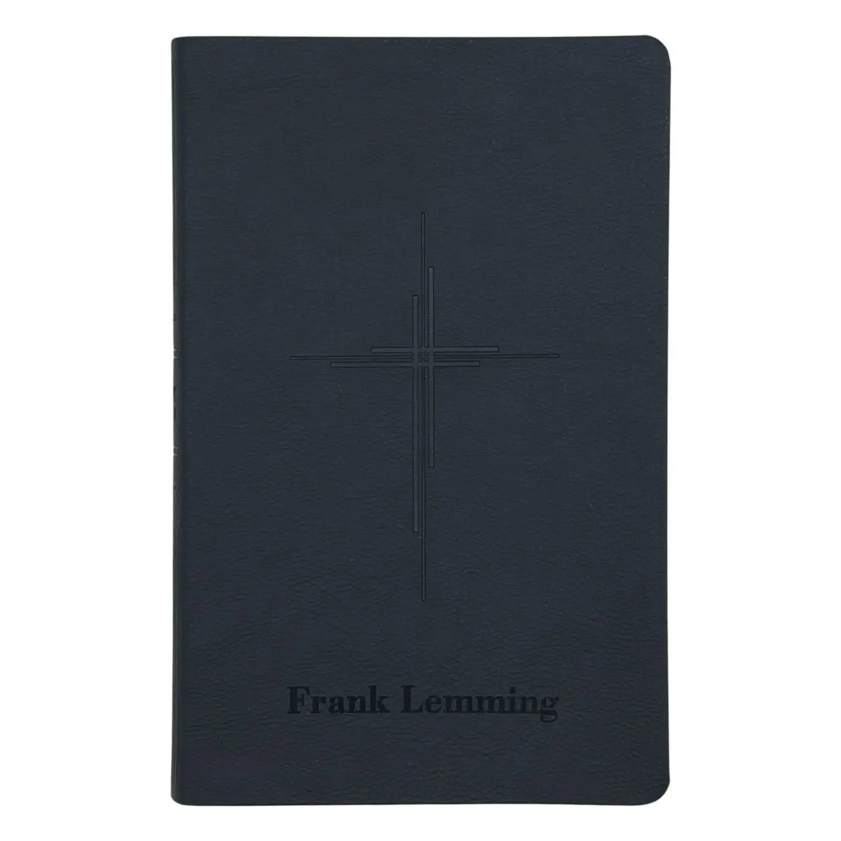 Custom Personalized Black Cross NLT Holy Bible | Medium Print | Faux Leather - Tiktok