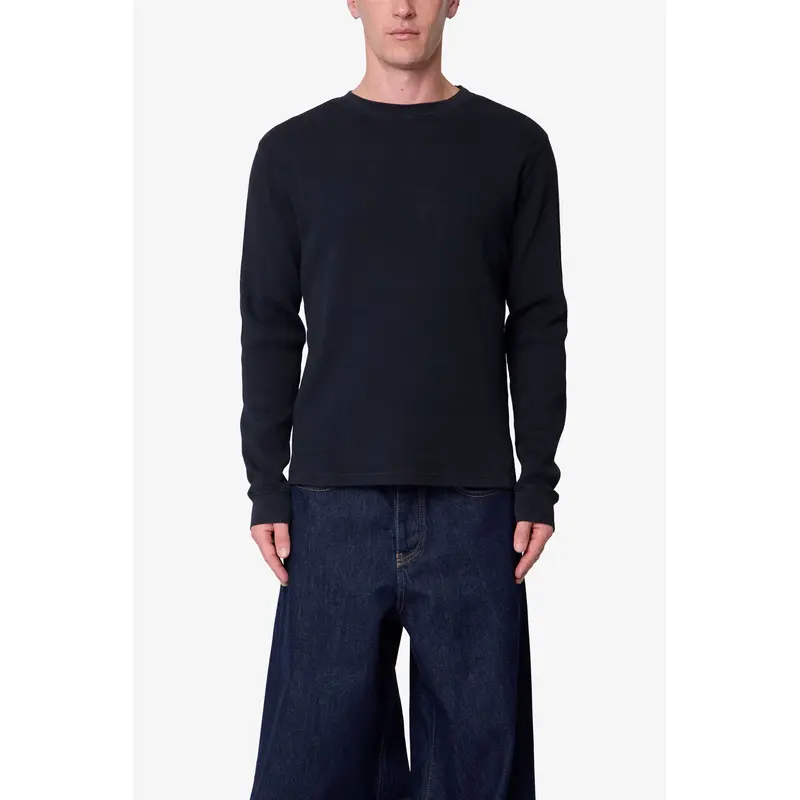 mnml Basic Thermal L/S Tee - Black