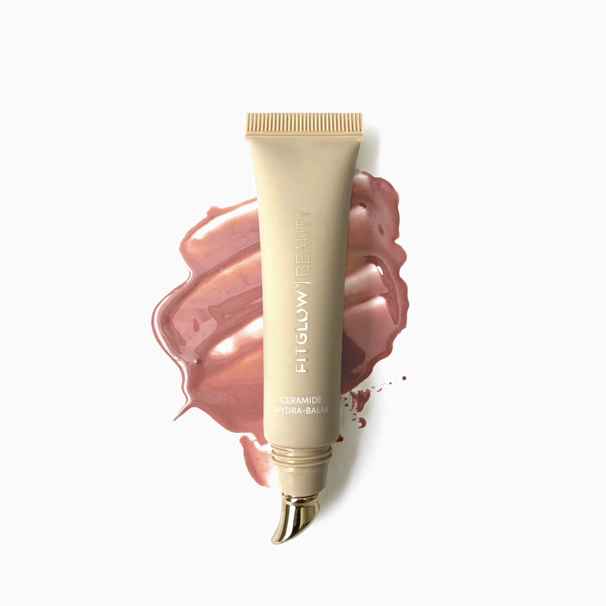 Fitglow Beauty Ceramide Hydra-Balm – Lip Serum + Oil-in-One, Barrier Repair & Hydrating Gloss