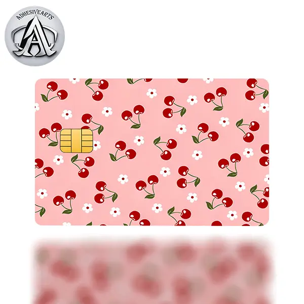 Cherries Debit Card Skin/Sticker - High Quality Vinyl for Customization and Personalization