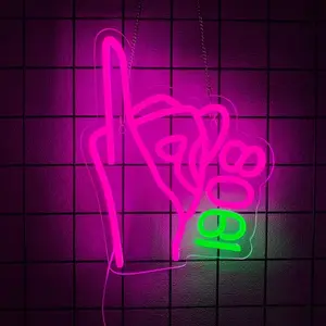 Neon LED Wall Sign, Modern Mood Lighting, USB Powered, Easy to Hang, Perfect for Bedroom Decor, Birthday Party Gift, Christmas Decoration